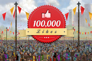 100,000 Likes - Client